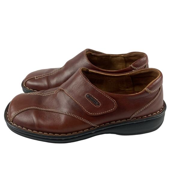 Josef Seibel The European Comfort Brown Loafer Slip On Shoes Size 8 / 38 - Picture 2 of 13